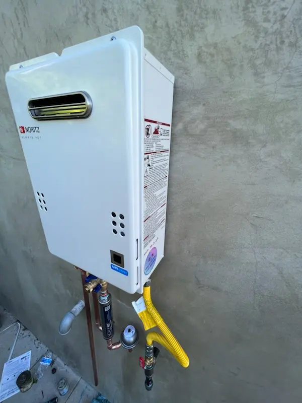 Tankless water heater installation for East Lake Village homes